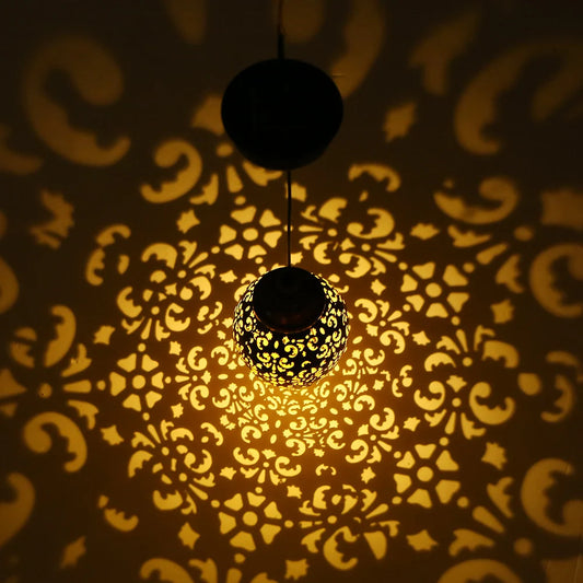 Olive-Shaped Waterproof Solar LED Garden Lantern with Sensitive Sensor Control