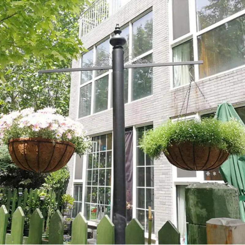 Hanging Metal Plant Basket – Round Wire Garden Pot Holder for Flowers & Home Decoration